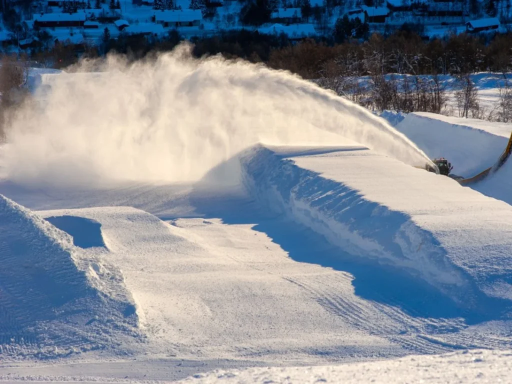 winter snowplow truck