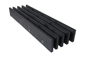 Carbide snow plow blades